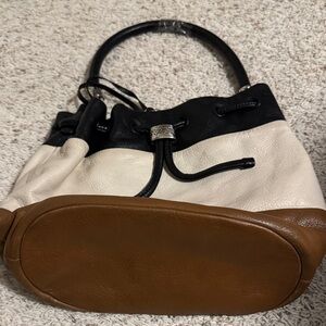 Brighton Black, Cream, and Brown Women's Bag